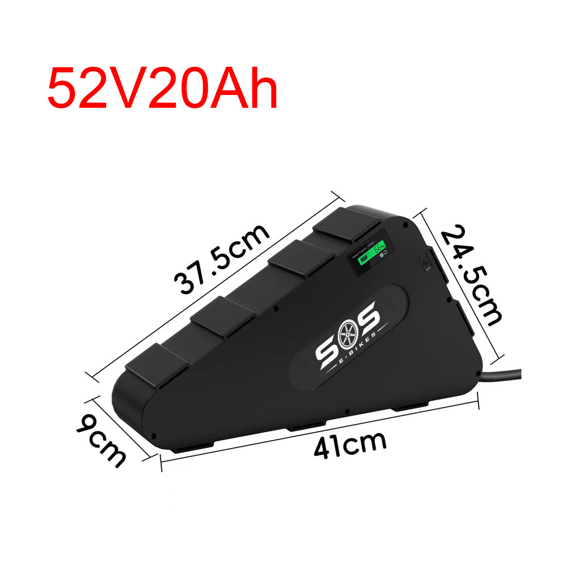 SOS E-Bikes 52v Battery
