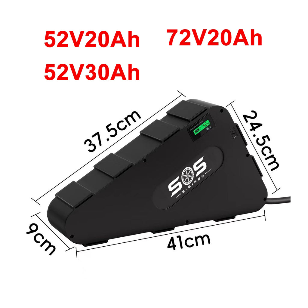 SOS E-Bikes 1500W E-Bike Conversion Kit + 52V Battery